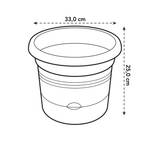 green basics pot à tomate 33 cm living noir